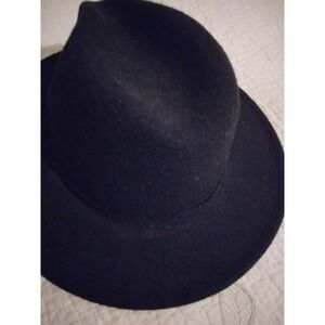 Artist samantha hudson inspired black fedora womens w stars on inside brim